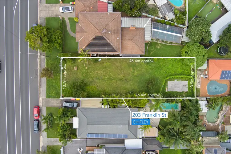 Second view of Homely land listing, 203 Franklin Street, Chifley NSW 2036