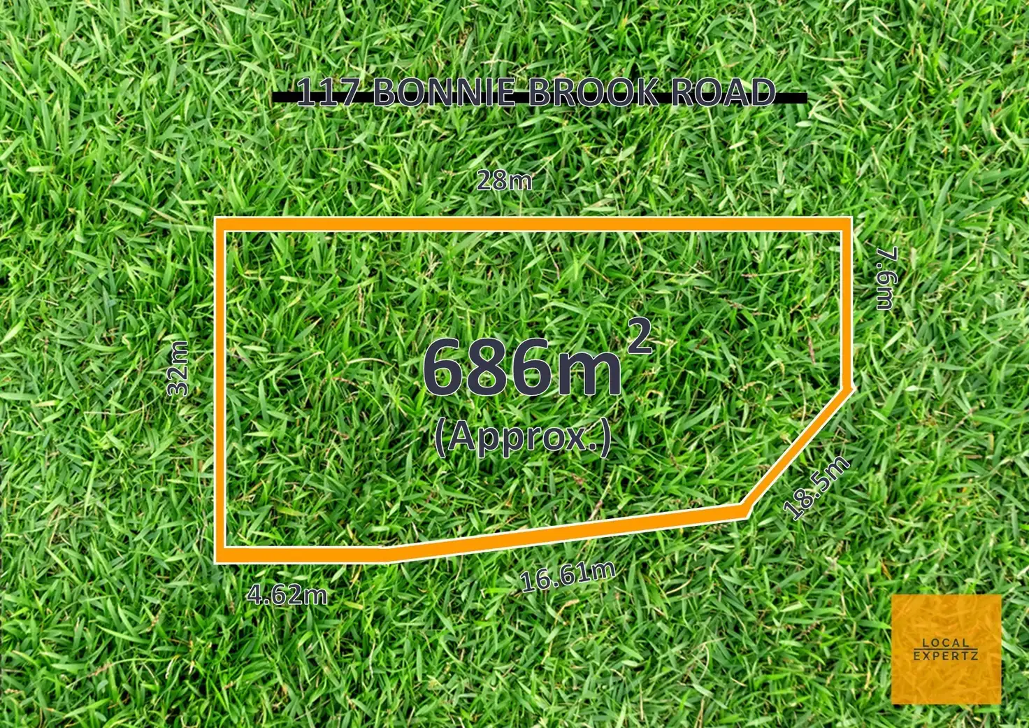 Main view of Homely land listing, 117 Bonniebrook Road, Aintree VIC 3336