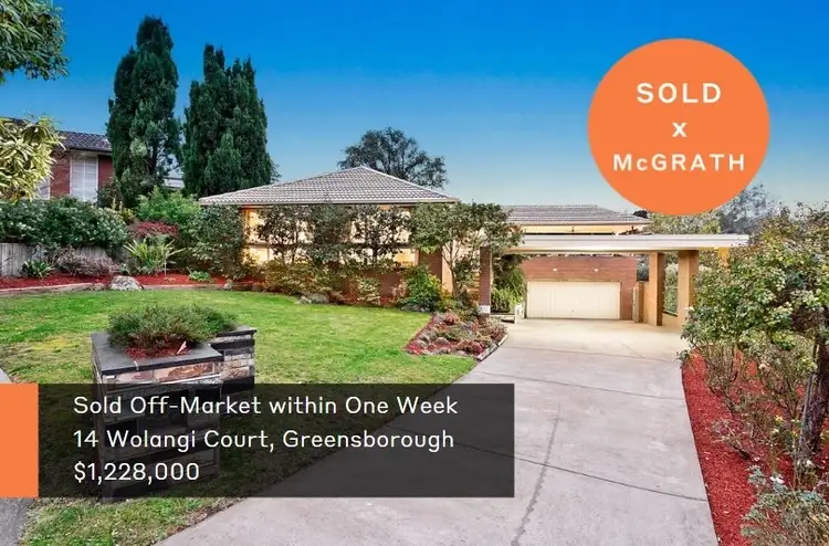 Main view of Homely house listing, 14 Wolangi Court, Greensborough VIC 3088