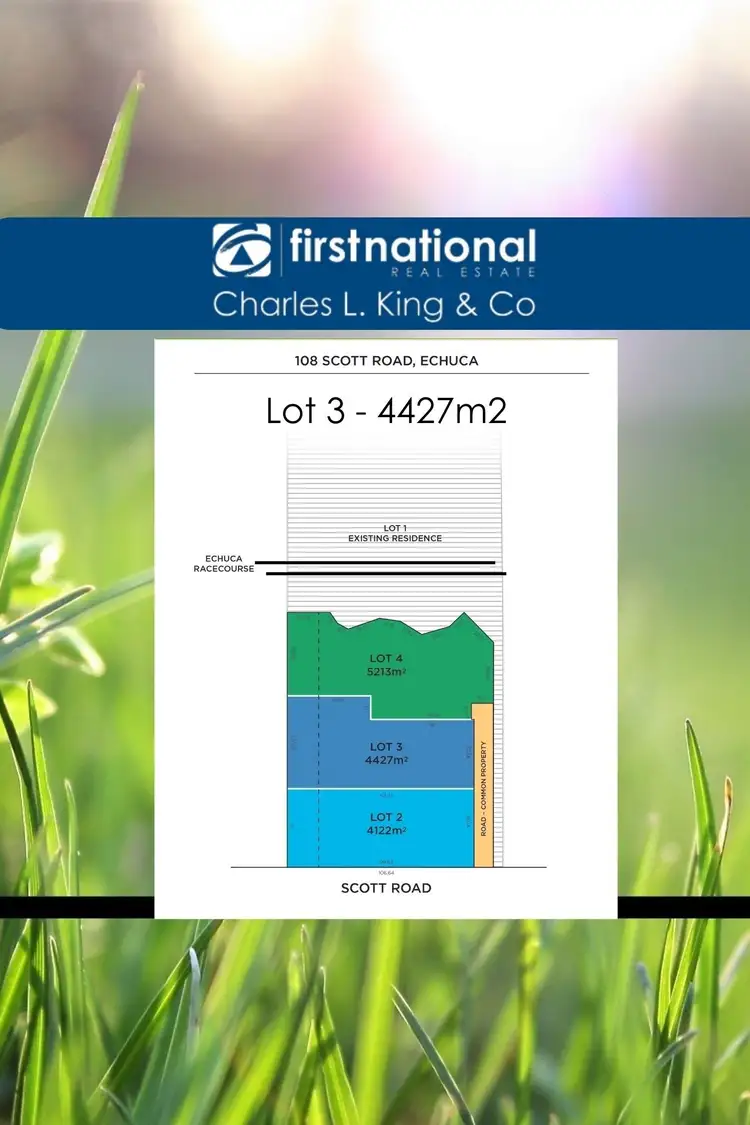 Main view of Homely land listing, LOT 3, 108 Scott Road, Echuca VIC 3564