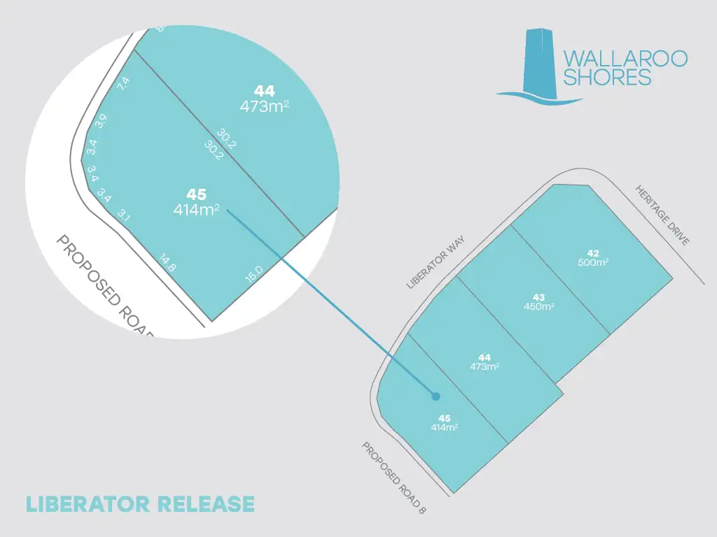 Main view of Homely land listing, LOT 45 Liberator Way, Wallaroo SA 5556