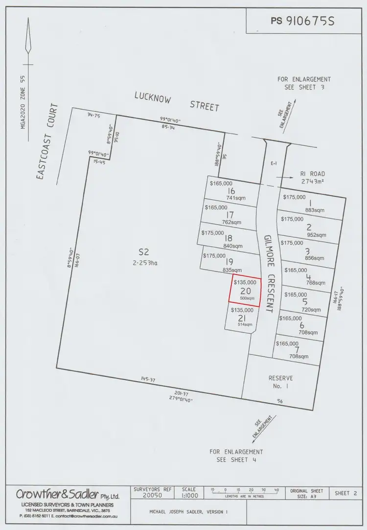 Second view of Homely land listing, LOT 20, 32 Lucknow Street, East Bairnsdale VIC 3875