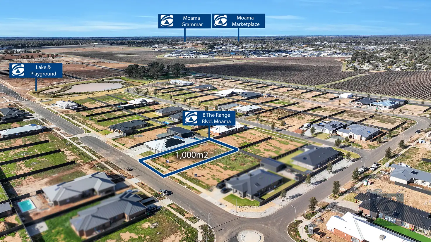 Main view of Homely land listing, 8 The Range Boulevard, Moama NSW 2731