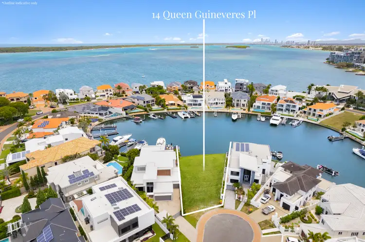 Second view of Homely land listing, 14 Queen Guineveres Place, Sovereign Islands QLD 4216
