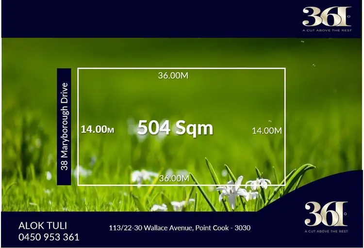 Main view of Homely land listing, 38 Maryborough Drive, Wyndham Vale VIC 3024