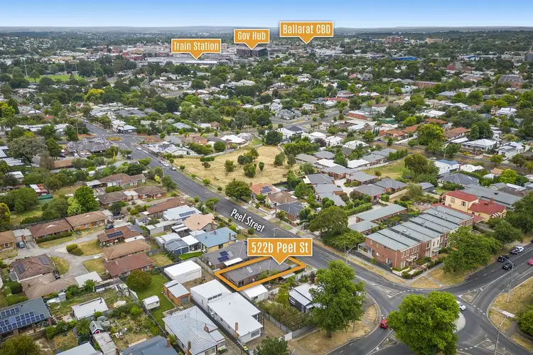 Second view of Homely townhouse listing, 522B Peel Street North, Black Hill VIC 3350