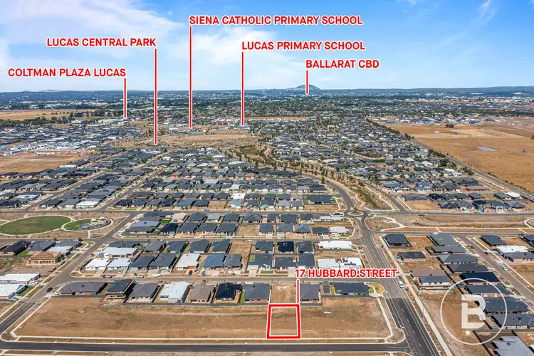 Second view of Homely land listing, 17 Hubbard Street, Lucas VIC 3350