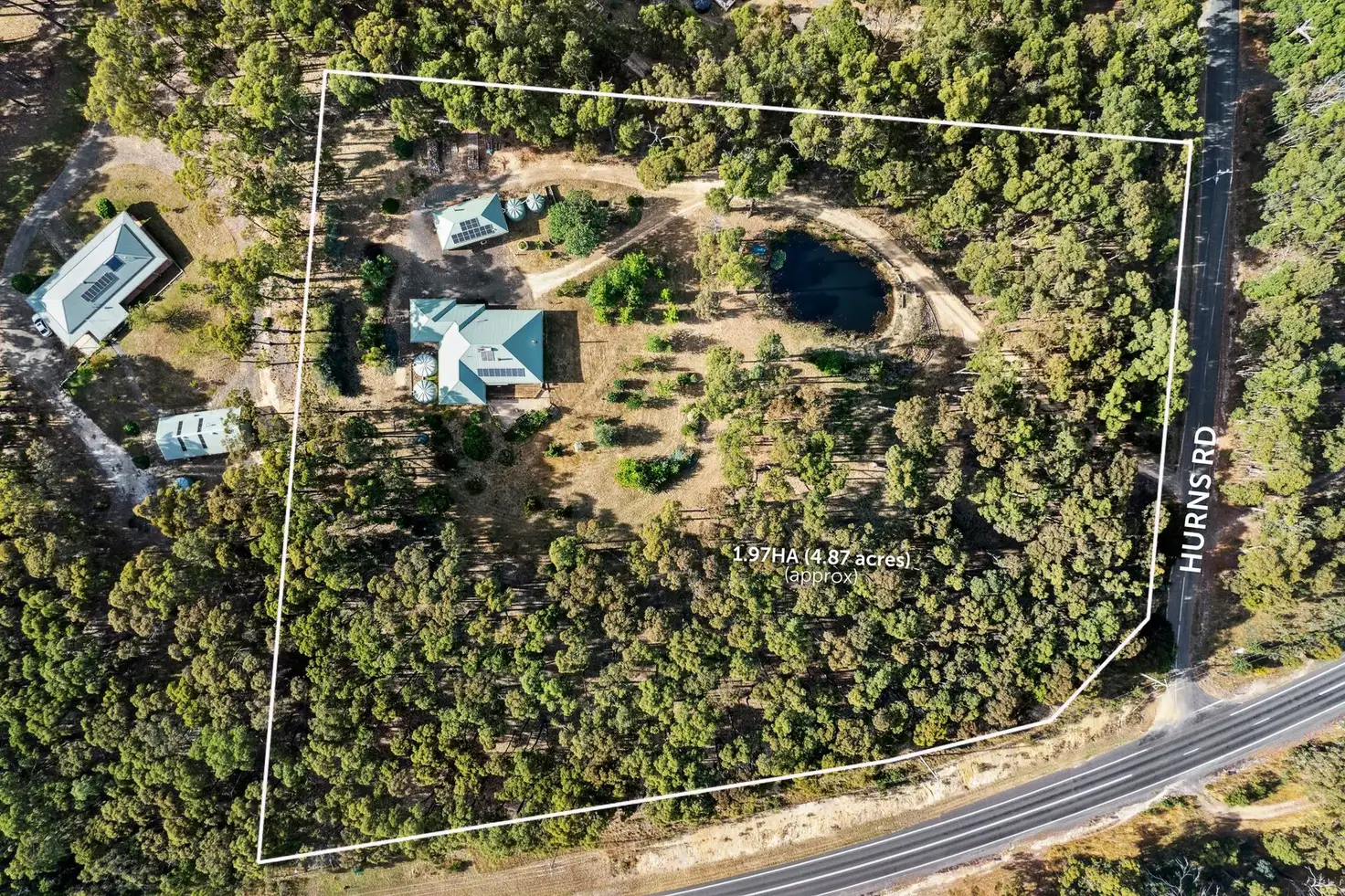 Main view of Homely rural property listing, 7 Hurns Road, Blampied VIC 3364