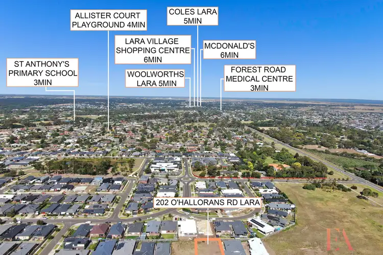 Third view of Homely land listing, 202 O'Hallorans Road, Lara VIC 3212