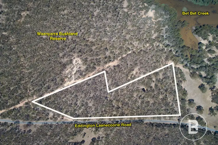 Main view of Homely land listing, Eddington - Laanecoorie Road, Eddington VIC 3472