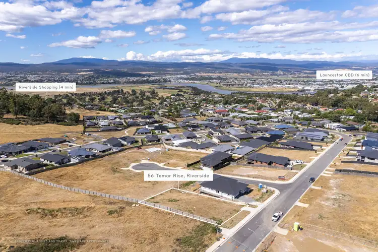 Second view of Homely land listing, 56 Tamar Rise, Riverside TAS 7250