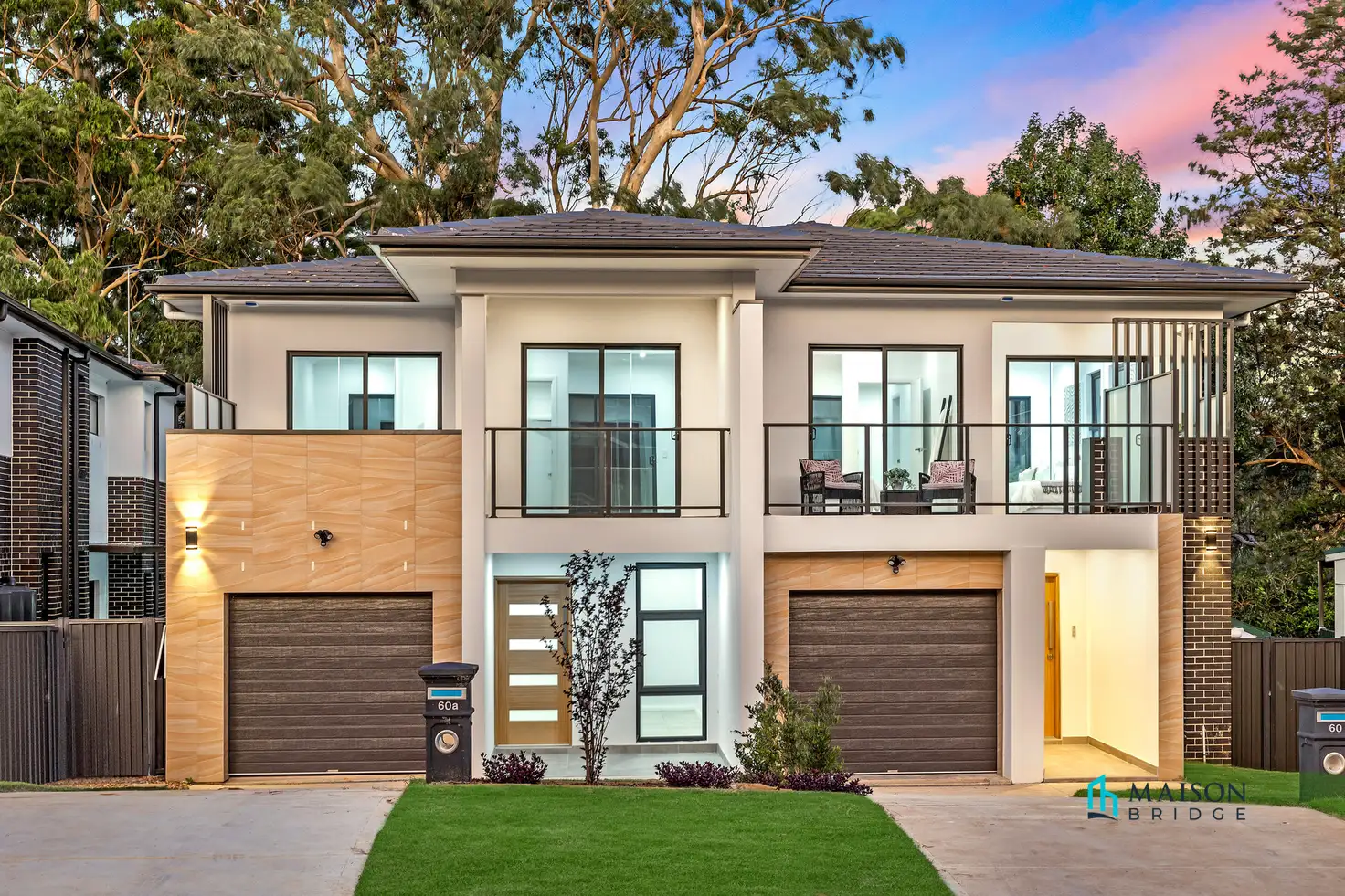 Main view of Homely semi-detached listing, 60 Moffatts Drive, Dundas Valley NSW 2117