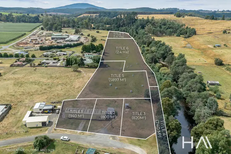 Second view of Homely land listing, 7 Nursery Road, Branxholm TAS 7261