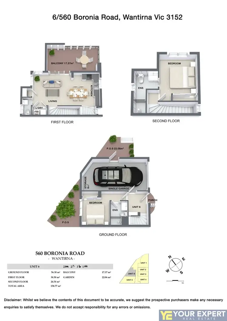 Sixth view of Homely townhouse listing, 6/560 Boronia Road, Wantirna VIC 3152