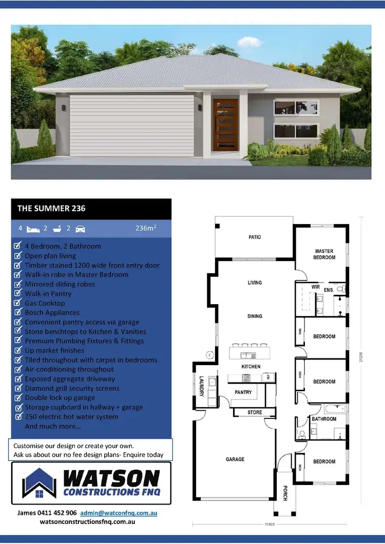 Third view of Homely land listing, 21 Monarch Avenue, Bentley Park QLD 4869