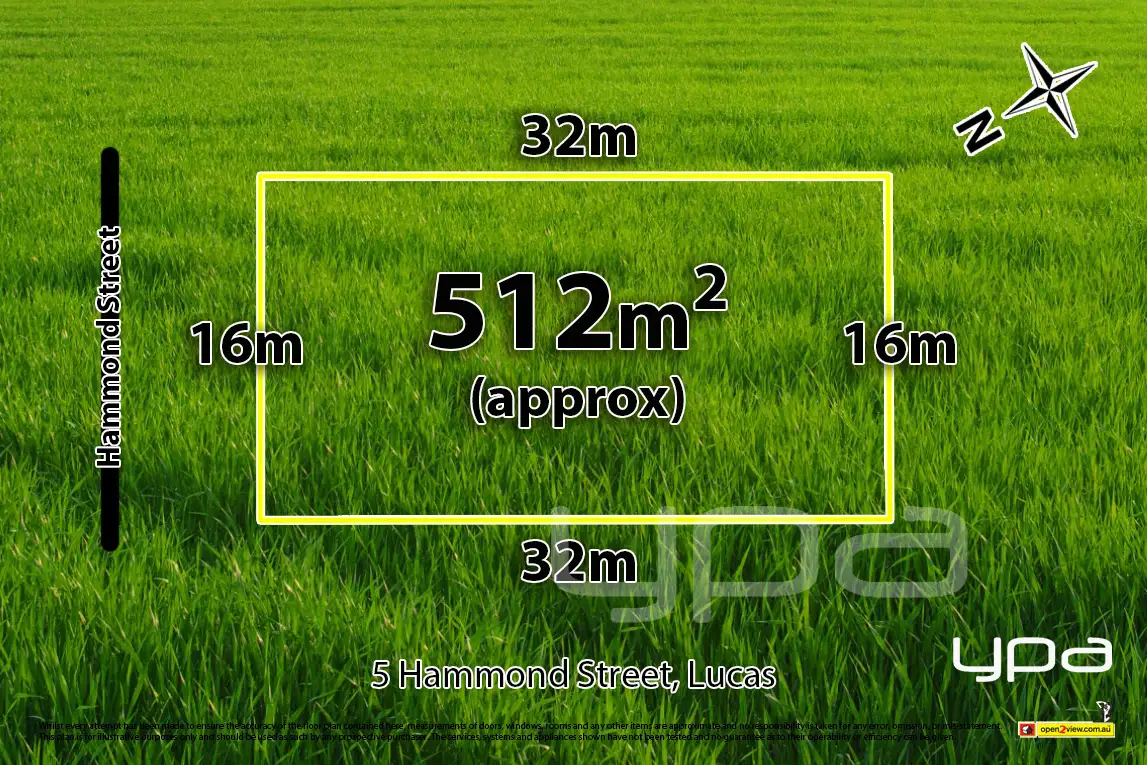 Main view of Homely land listing, 5 Hammond Street, Lucas VIC 3350