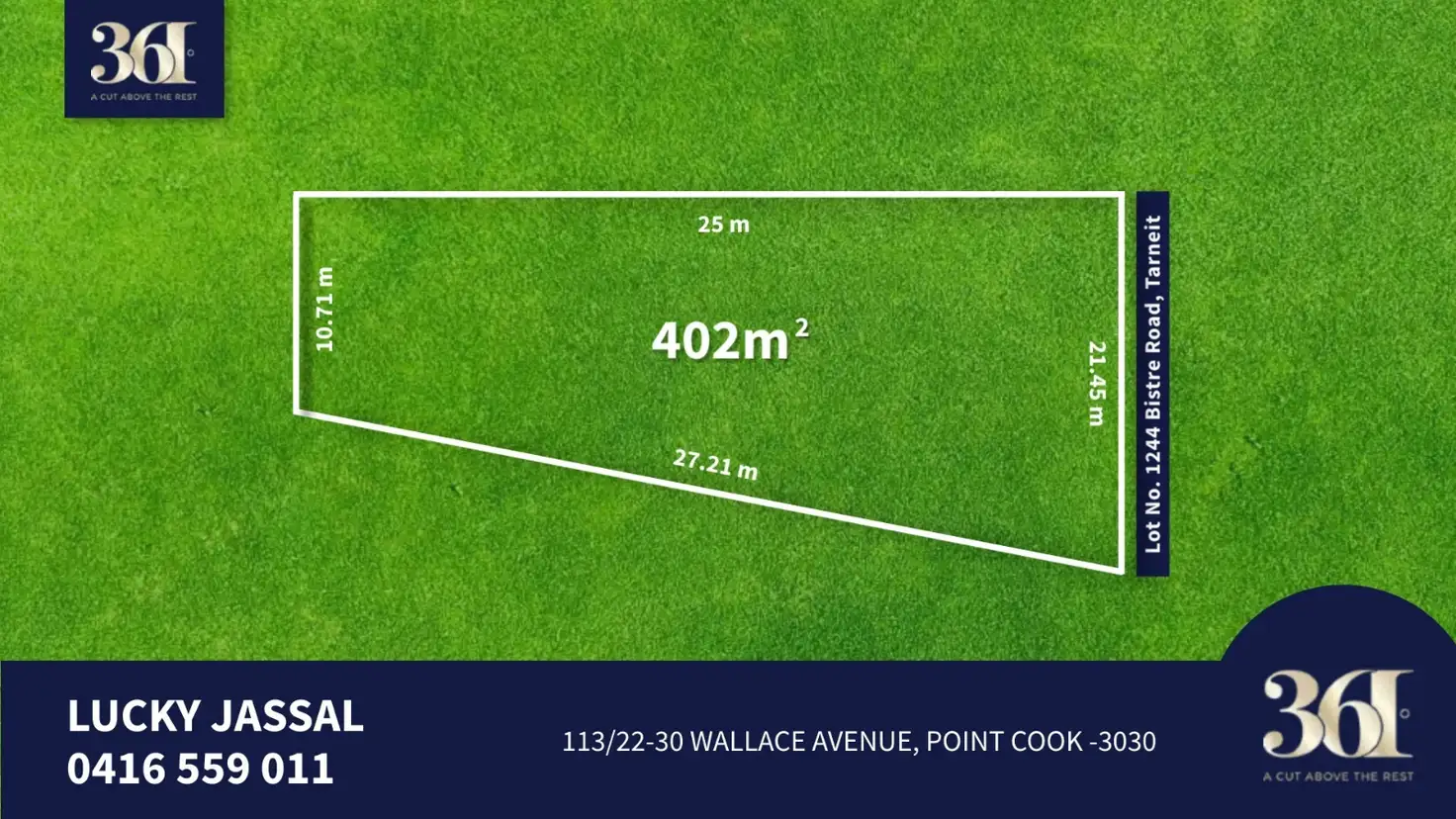 Main view of Homely land listing, LOT 1244 Bistre Road, Tarneit VIC 3029