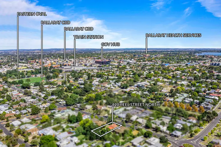 Second view of Homely house listing, 420 Peel Street North, Black Hill VIC 3350
