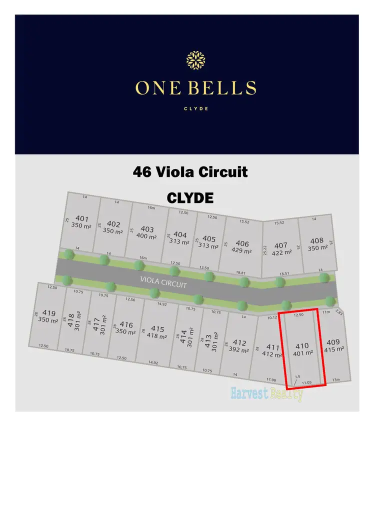Second view of Homely land listing, LOT 410, 37 Viola Circuit, Clyde VIC 3978
