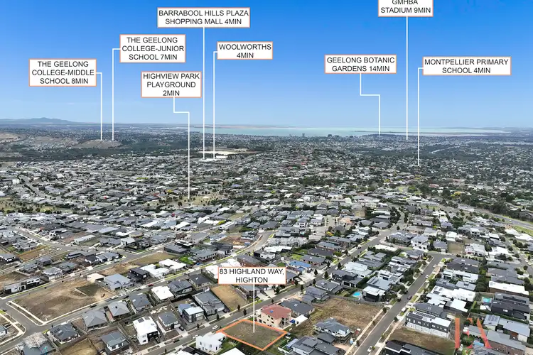 Second view of Homely land listing, 83 Highland Way, Highton VIC 3216