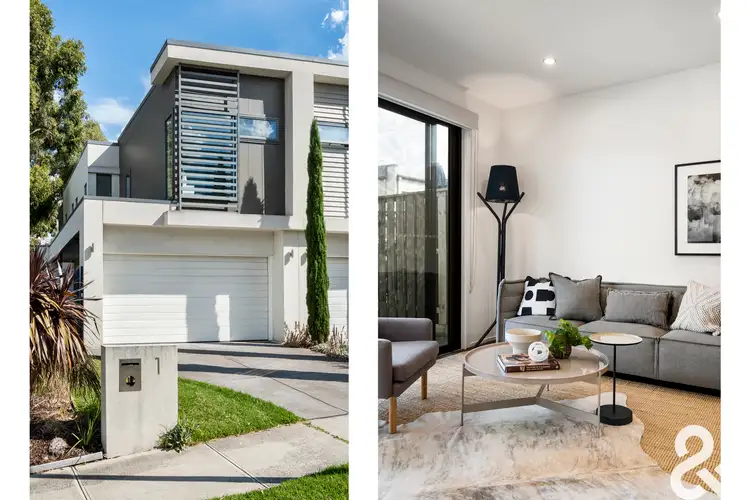 Second view of Homely townhouse listing, 1 Ironbark Crescent, Ivanhoe VIC 3079