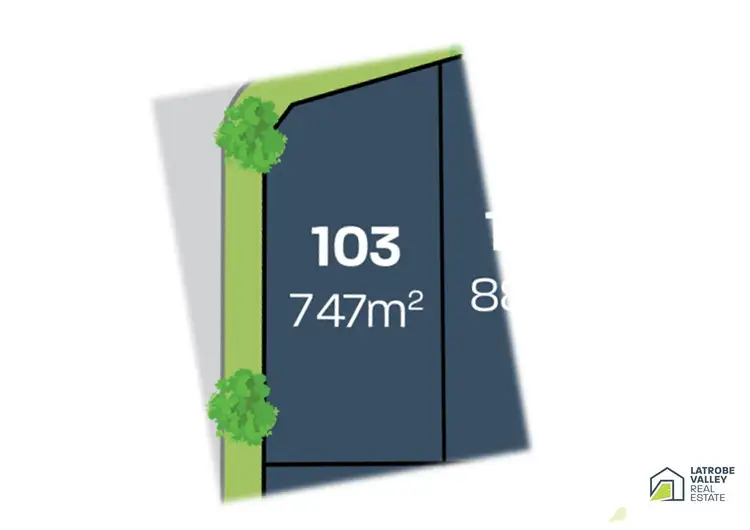 Third view of Homely land listing, LOT 103 Lyons Street, Rosedale VIC 3847