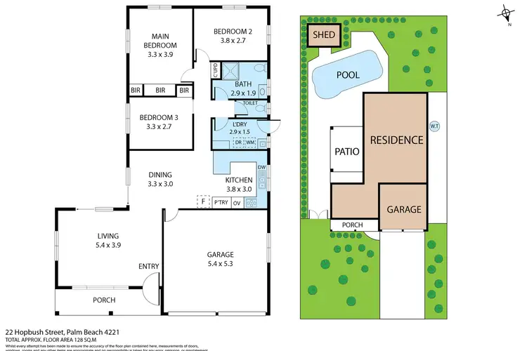 Fourth view of Homely house listing, 22 Hopbush Street, Palm Beach QLD 4221