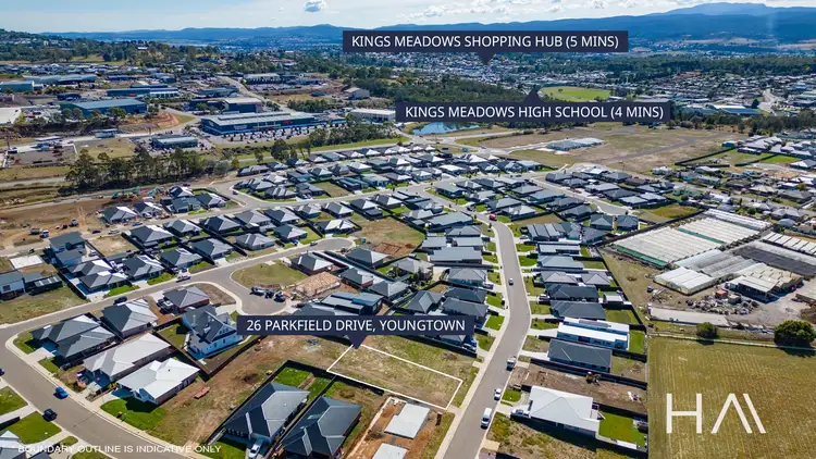 Main view of Homely land listing, 26 Parkfield Drive, Youngtown TAS 7249