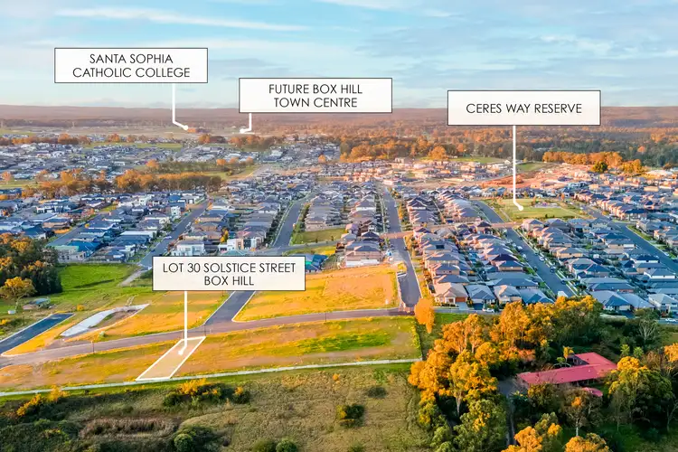 Sixth view of Homely land listing, LOT 30 Solstice Street, Box Hill NSW 2765