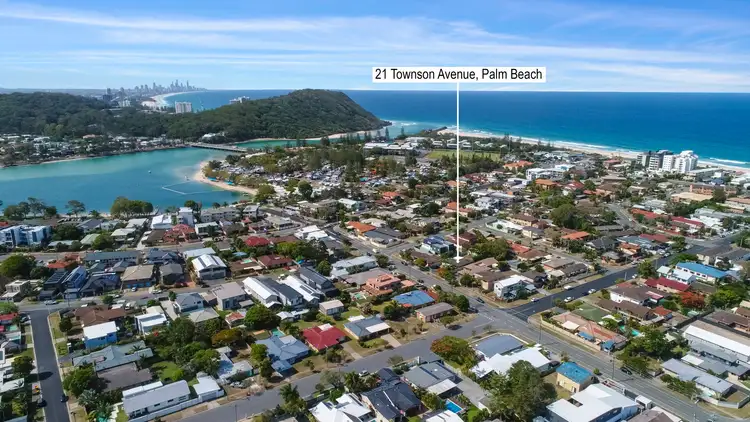 Main view of Homely house listing, 21 Townson Avenue, Palm Beach QLD 4221