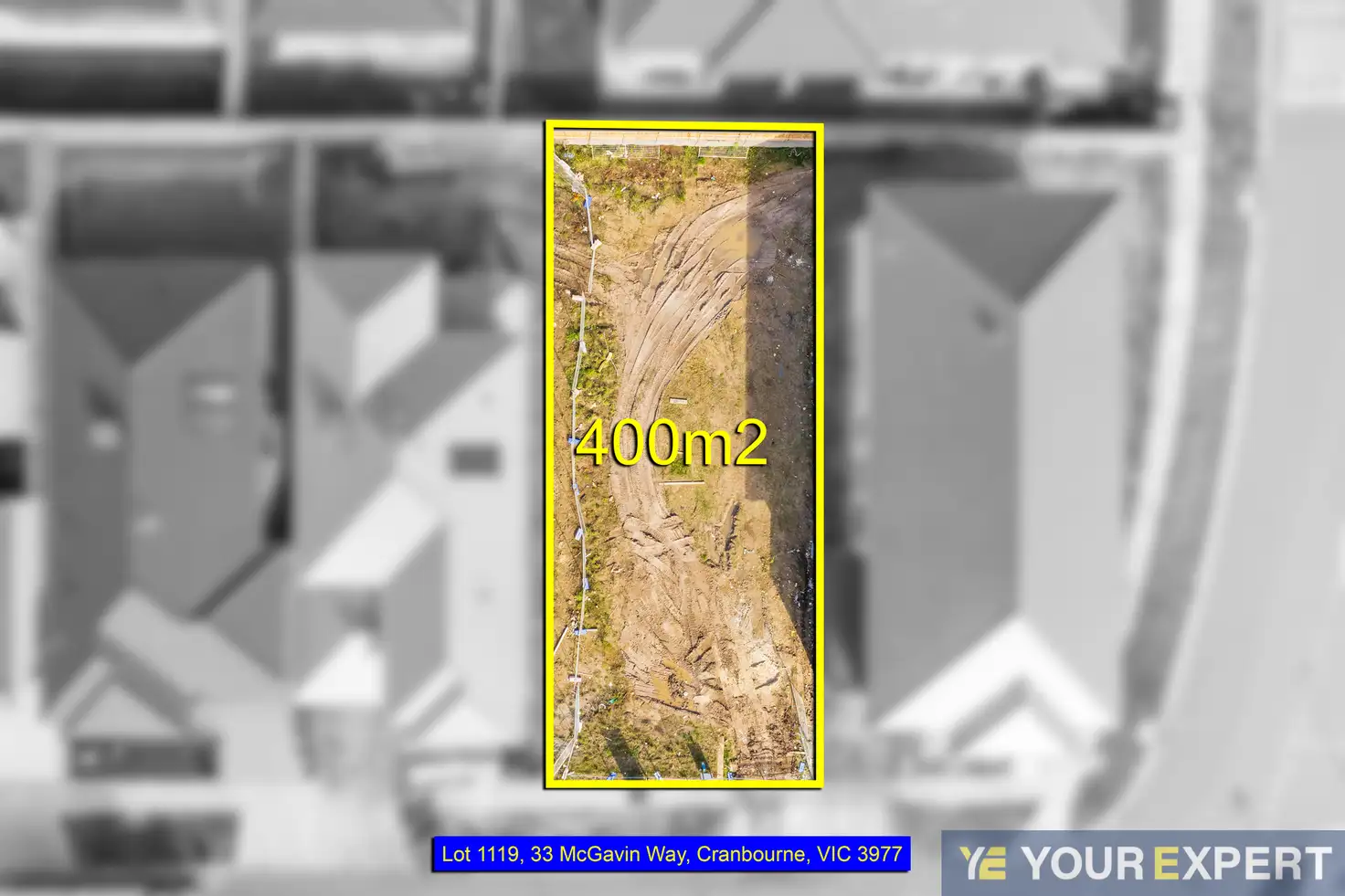 Main view of Homely land listing, LOT 1119, 33 McGavin Way, Cranbourne VIC 3977