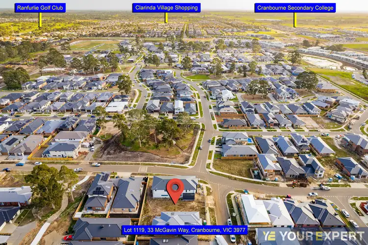 Third view of Homely land listing, LOT 1119, 33 McGavin Way, Cranbourne VIC 3977