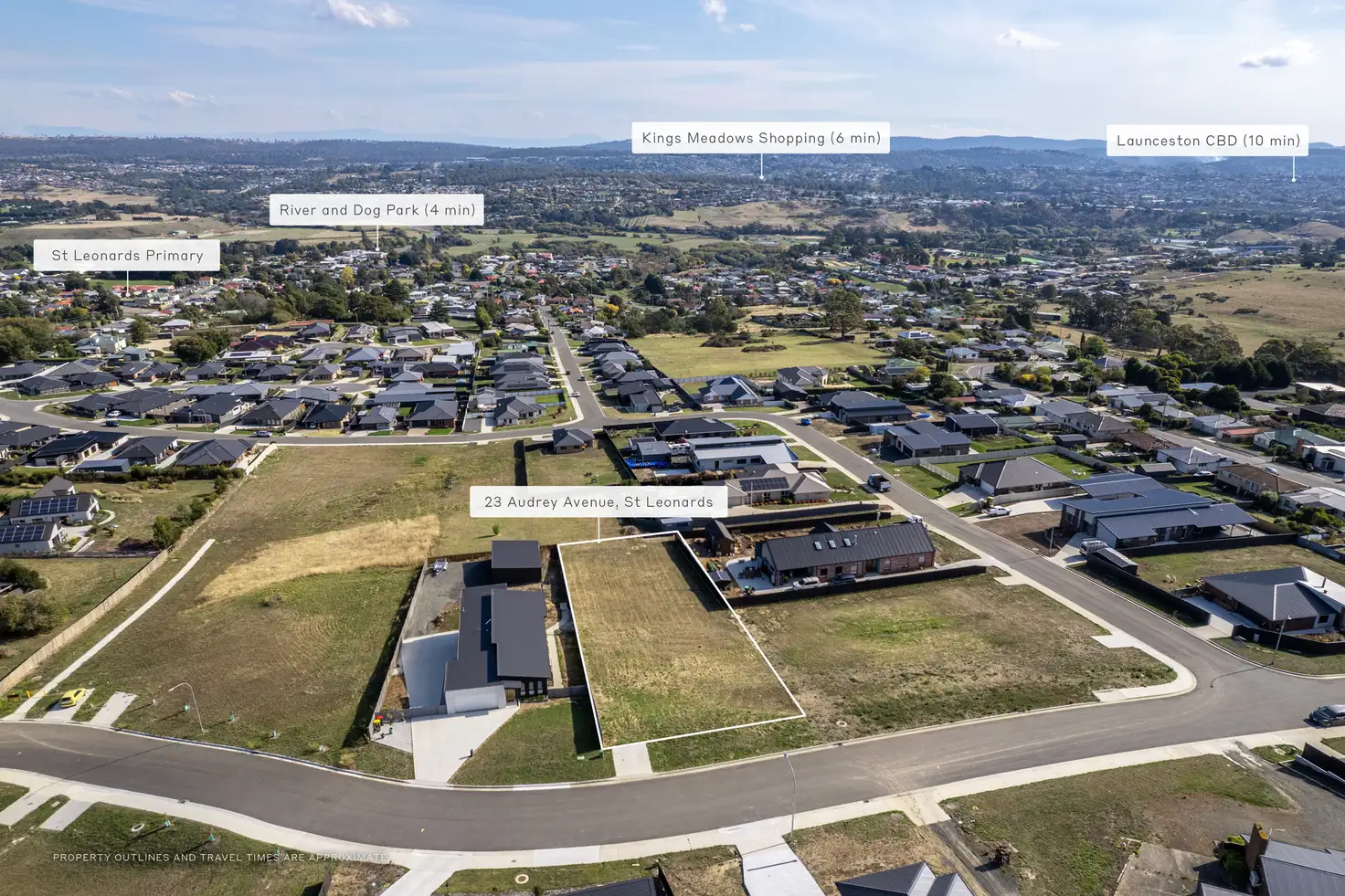 Main view of Homely land listing, 23 Audrey Avenue, St Leonards TAS 7250
