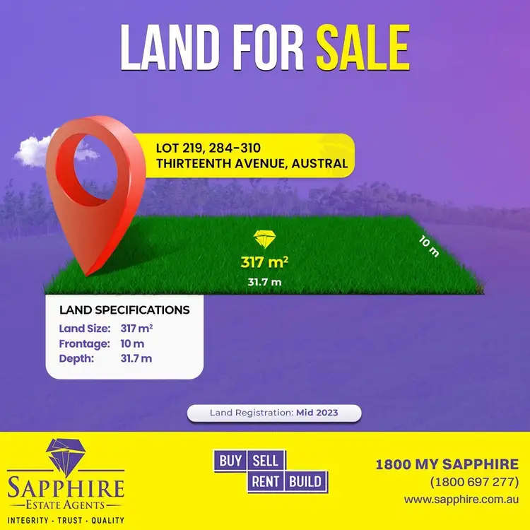 Main view of Homely land listing, LOT 219, 284-310 Thirteenth Avenue, Austral NSW 2179