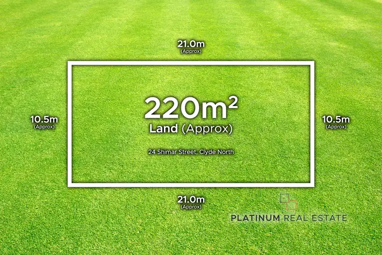 Main view of Homely land listing, 24 Shimar Street, Clyde North VIC 3978