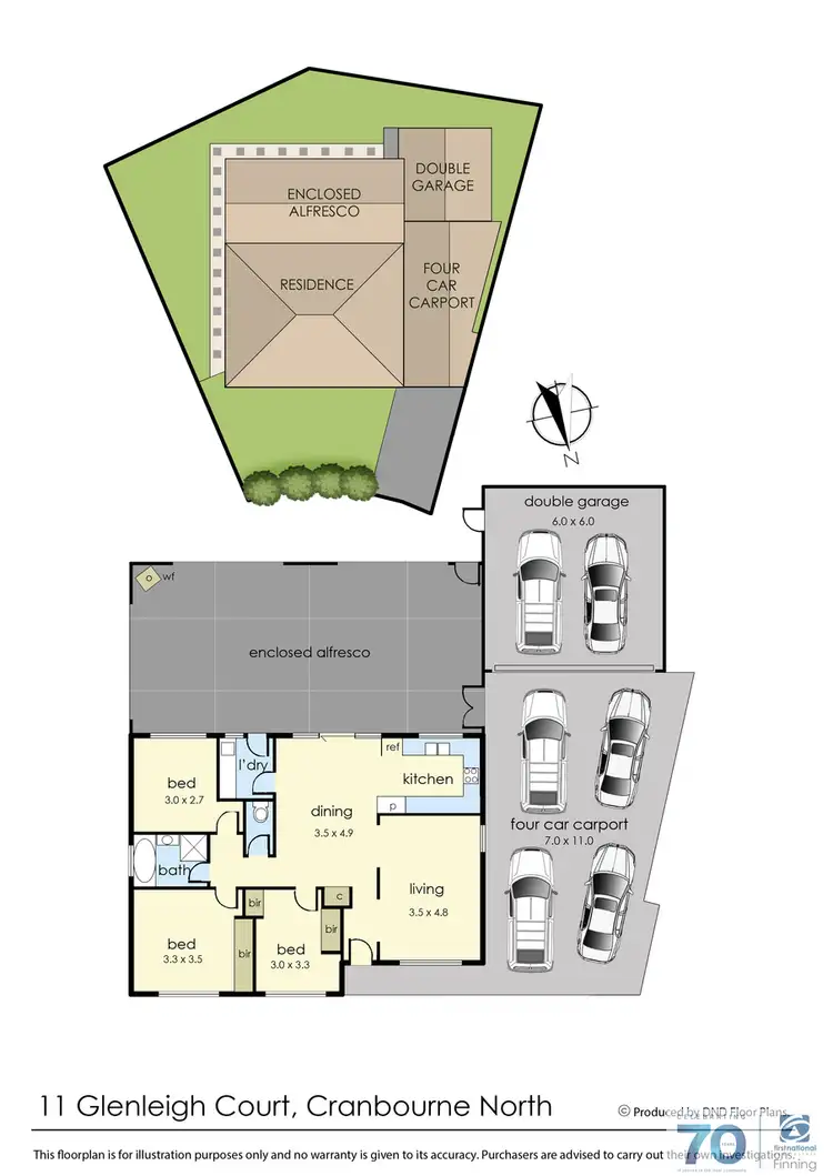 Second view of Homely house listing, 11 Glenleigh Court, Cranbourne North VIC 3977