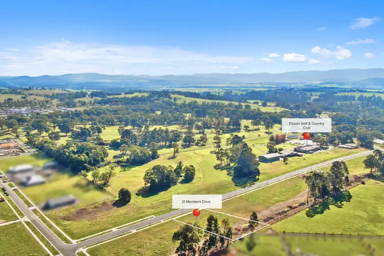 Main view of Homely land listing, 21 Members Drive, Drouin VIC 3818