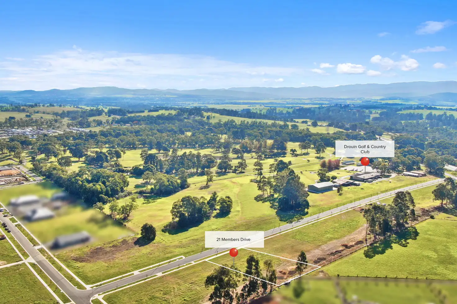 Main view of Homely land listing, 21 Members Drive, Drouin VIC 3818