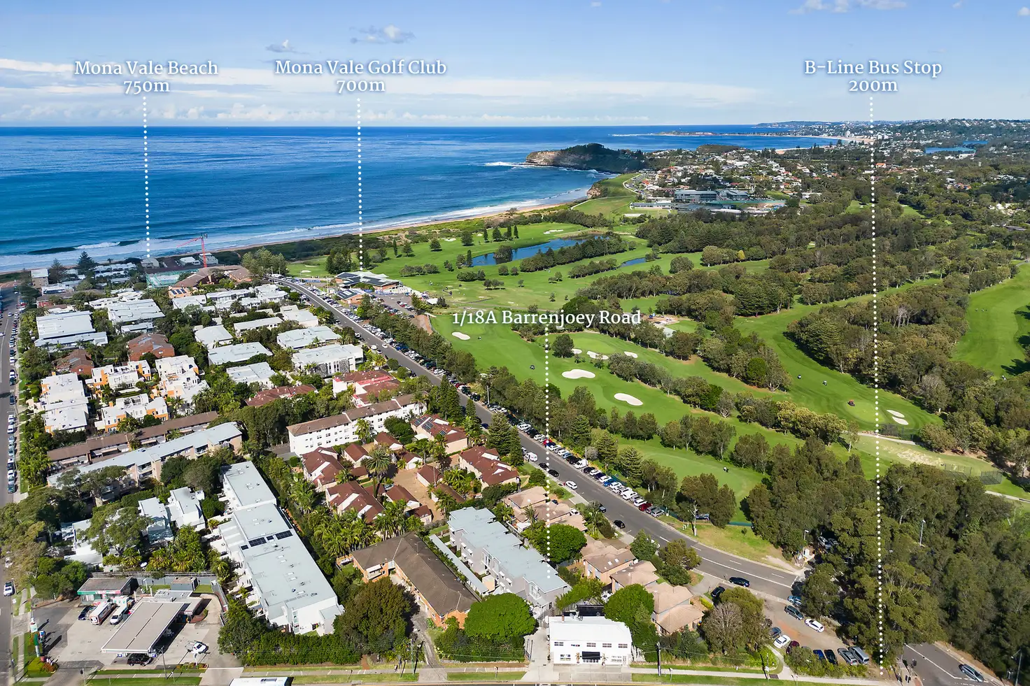 Main view of Homely townhouse listing, 1/18A Barrenjoey Road, Mona Vale NSW 2103