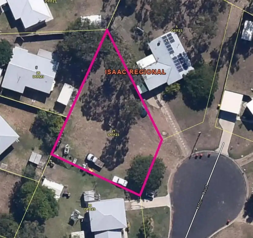 Main view of Homely land listing, 4 Acton Court, Dysart QLD 4745