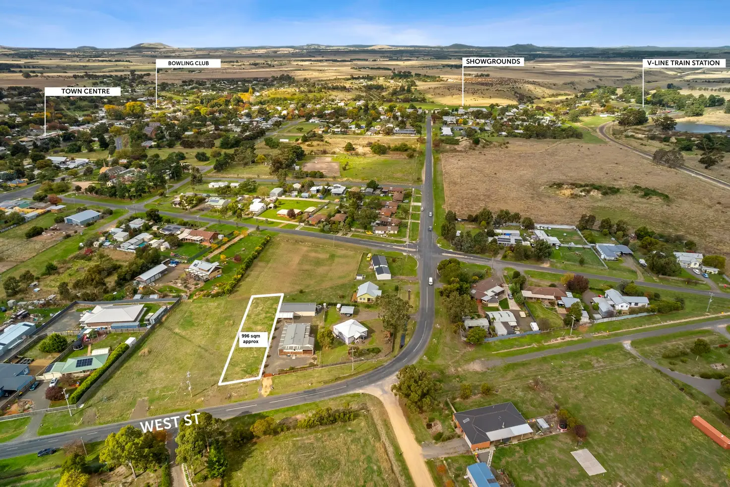 Main view of Homely land listing, 21A West Street, Clunes VIC 3370