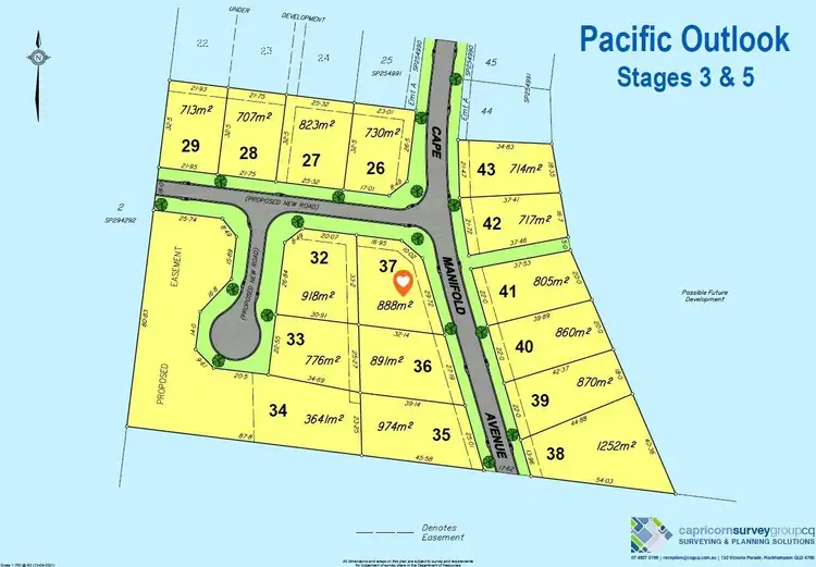 Second view of Homely land listing, LOT 37 Cape Manifold Avenue, Pacific Heights QLD 4703