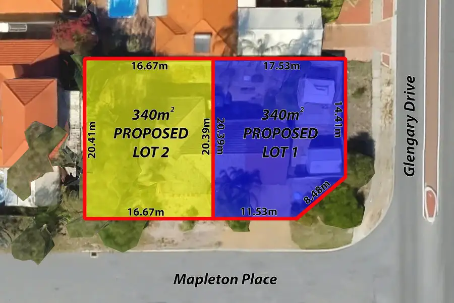 Main view of Homely land listing, 1/2 Mapleton Place, Duncraig WA 6023
