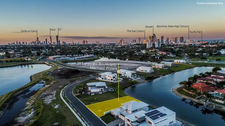 Second view of Homely land listing, LOT 23, 38 Lakeview Boulevard, Mermaid Waters QLD 4218