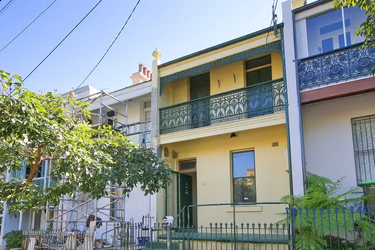 Main view of Homely terrace listing, 61 Raglan Street, Waterloo NSW 2017