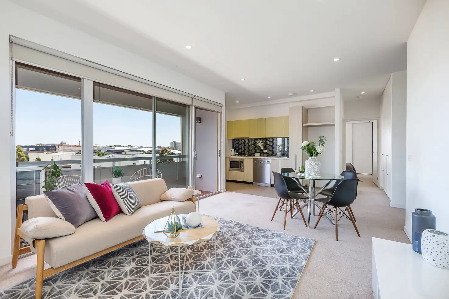 Main view of Homely apartment listing, 201/64 Cross Street, Footscray VIC 3011