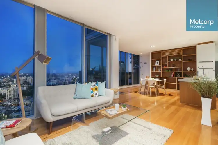 Third view of Homely apartment listing, 4402/483 Swanston Street, Melbourne VIC 3000