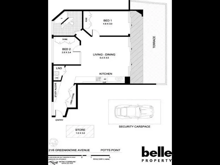 Fifth view of Homely apartment listing, 21/6 Greenknowe Avenue, Elizabeth Bay NSW 2011