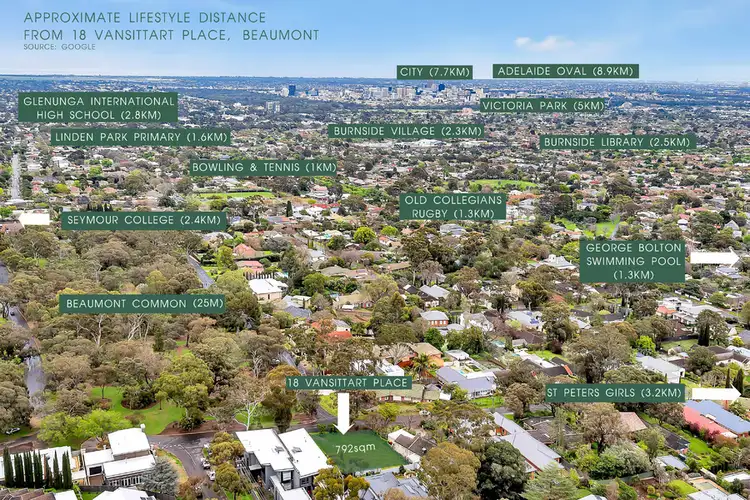 Second view of Homely land listing, 18 Vansittart Place, Beaumont SA 5066