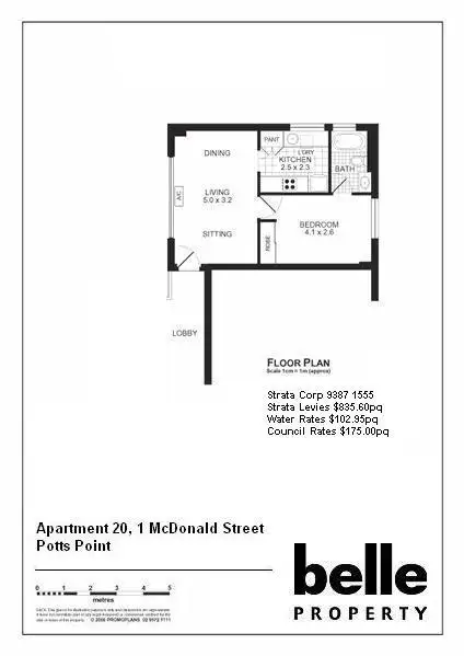Third view of Homely apartment listing, 20/1 McDonald Street, Potts Point NSW 2011